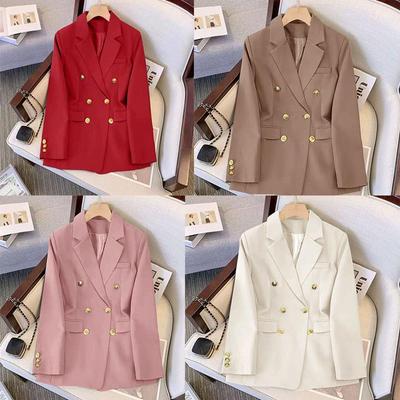 Blazer for Women Spring Autumn New In Slim Korean Fashion Outerwears Loose Women's Jacket Office Lady Women Blazer Coats