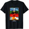Avatar Aang Split Elements Portrait Color Splash Glowing T-Shirt