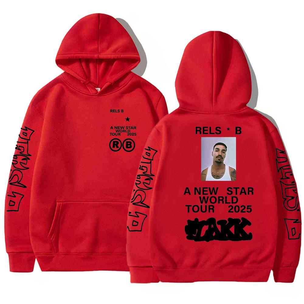 Rels BA Neue Starworld Tour 2025 Hoodies Pop Männer Frauen Sweatshirt Neue Trend Ästhetische Kleidung High Street Pullover