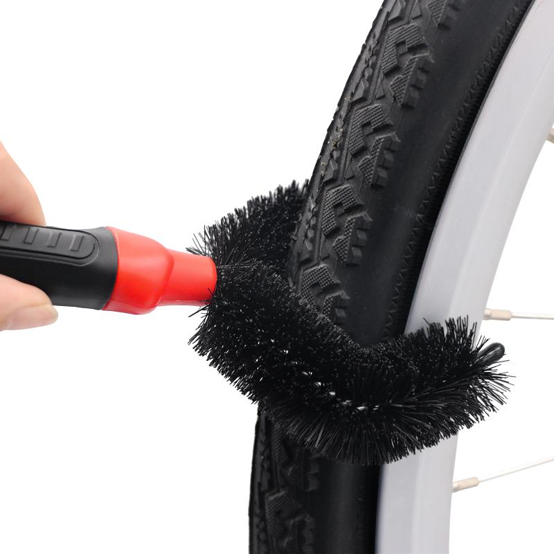 Bicycle Cleaning Brush Outdoor Sports Riding Wash Tools Portable MTB Road Bike Tyre Wheel Wash Cleaning Brush Maintenance Tool