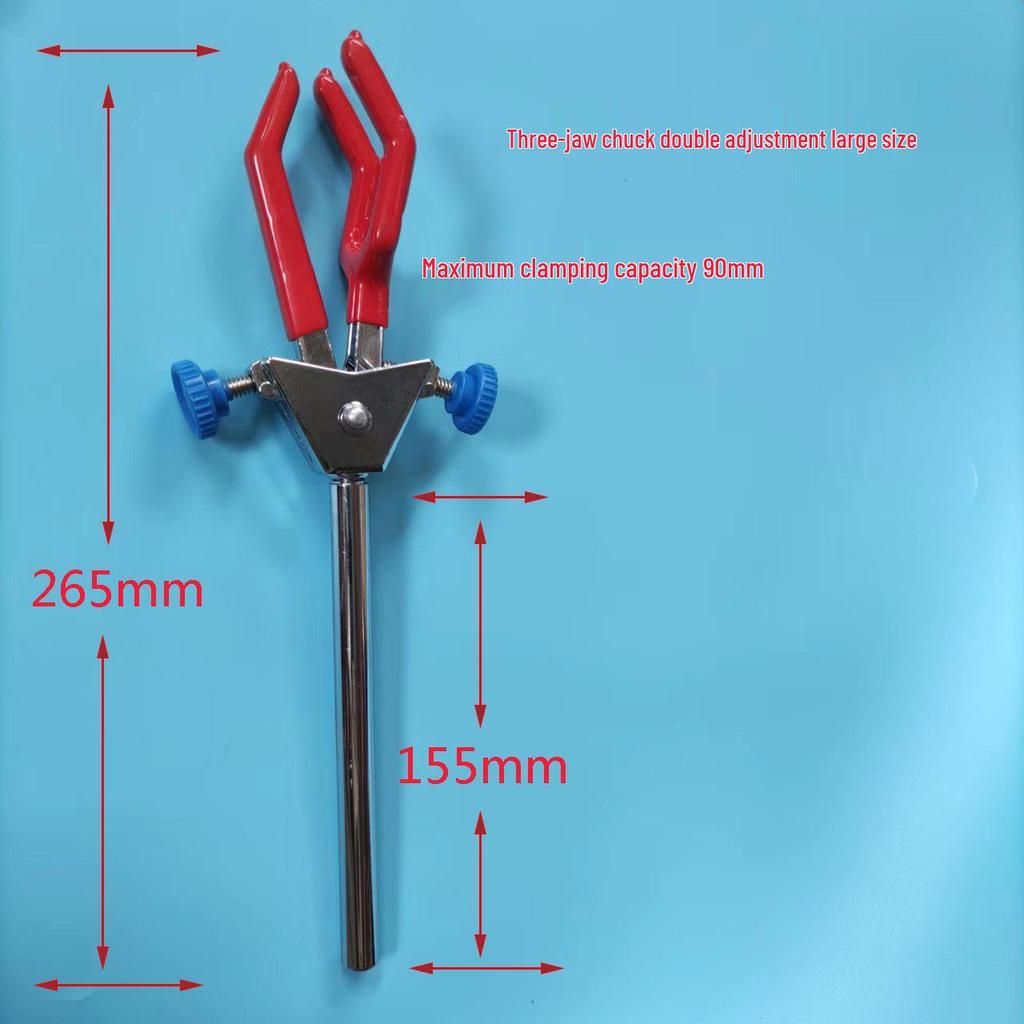 Iron Titration Stand with Three-Ring Butterfly Clip and Condenser Cross Clip