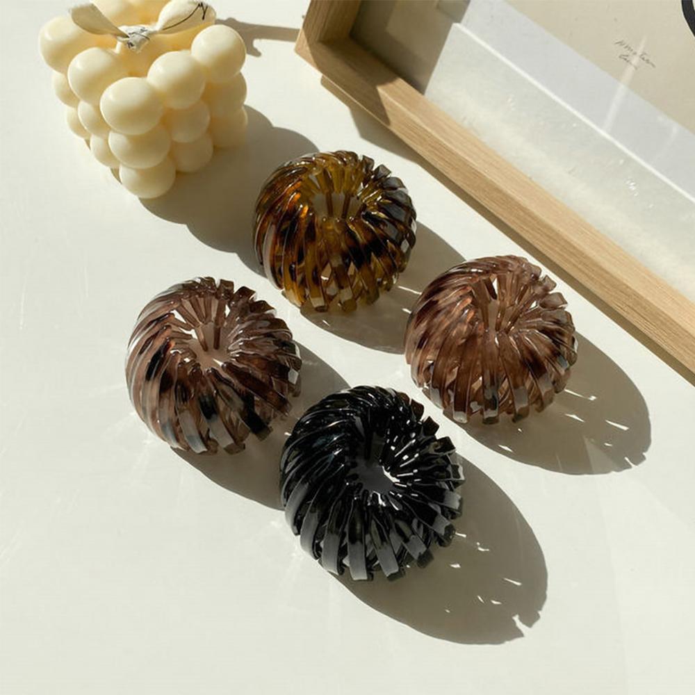 Tempérament Extensible Chignon Boule de Viande Pince à Cheveux Vintage Nid d'Oiseau Chignonneur Anneau à Cheveux Boucle Queue de Cheval