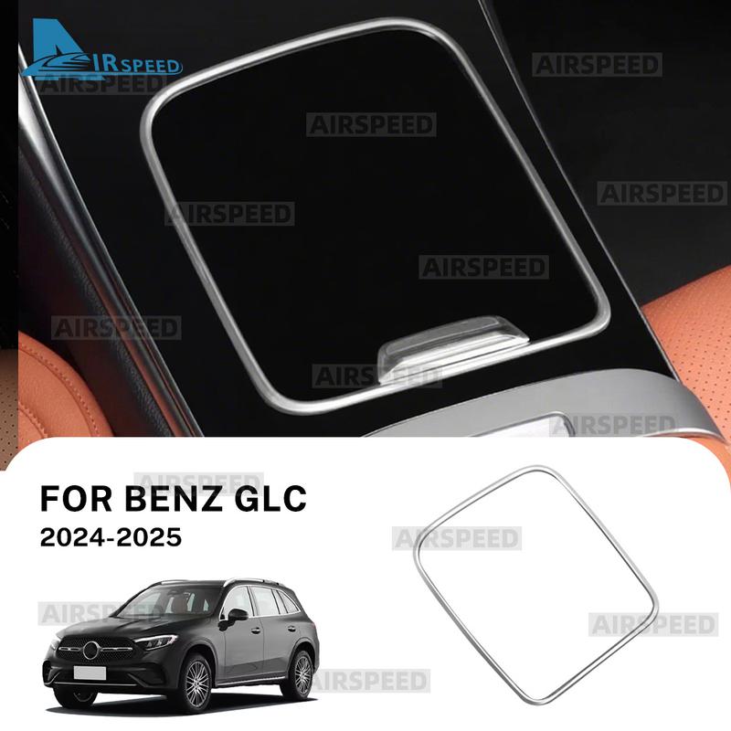 For Mercedes Benz E GLC Class W214 X254  2024 2025 Central Control Gear Storage Box Protection Frame Interior Accessories