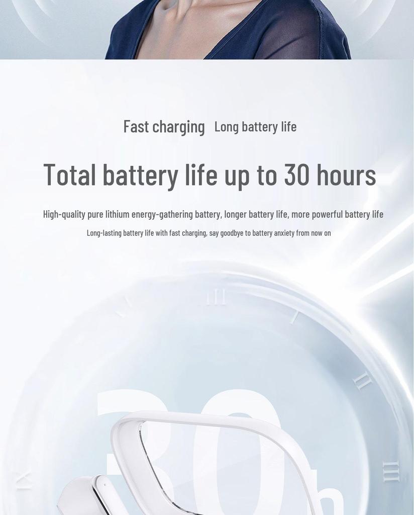 2026 Bluetooth Earphones: Wireless Ear Clip, Bone Conduction, Non-In-Ear, Dual Pair, Long Battery Life, Noise Reduction.