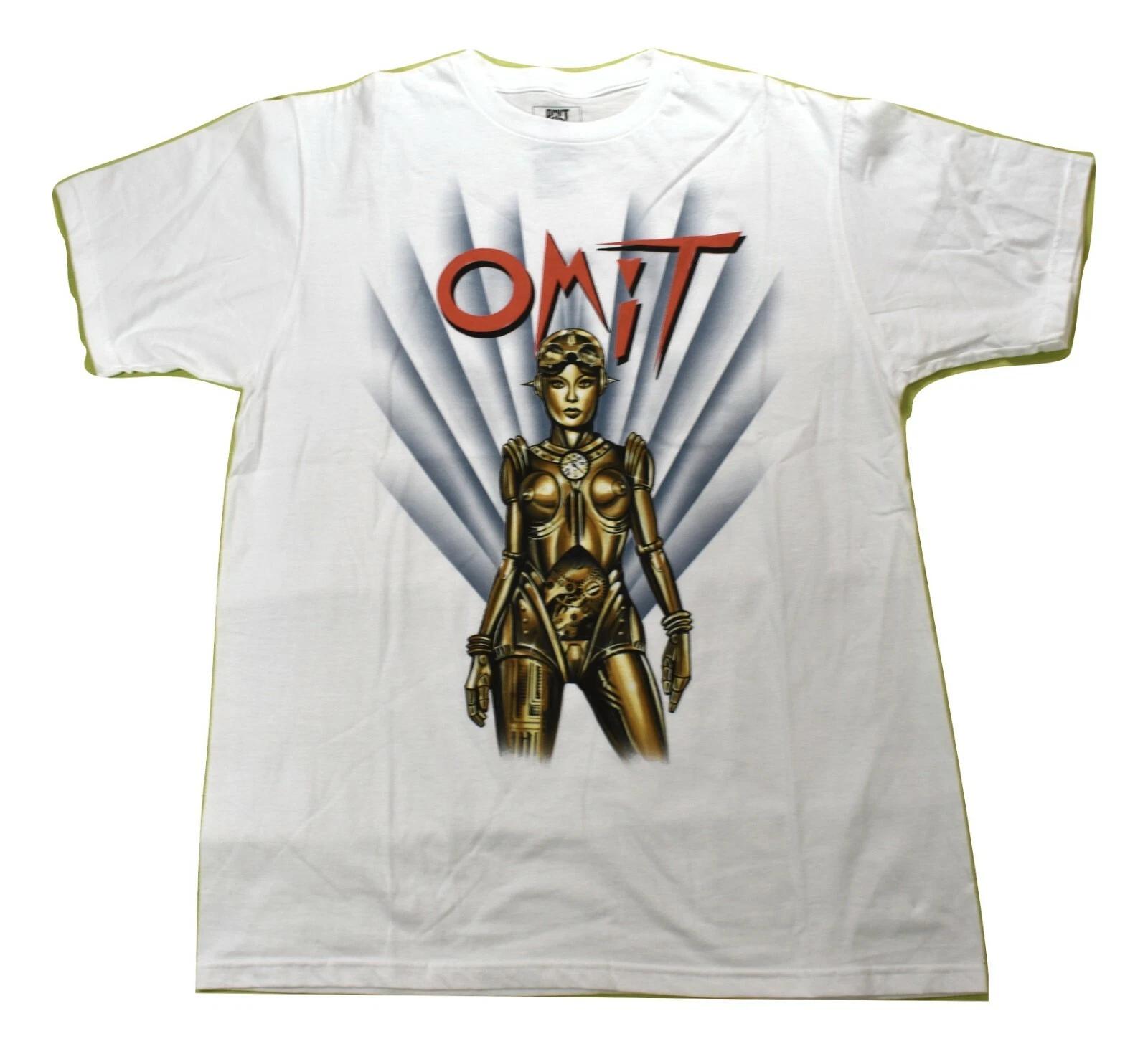 Omit Mens White Fembot Shirt New L 4XL