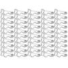 100Pcs Silver Safety Pins Metal Steel Wire S-Shaped Pins Sturdy Locking Pin Clasps  For Quilting