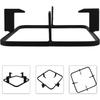 Uonlytech Gas Stove Burner Covers Cast Iron Wok Support Ring, 20. 7cm Square Gas Burner Rack Stove Trivets Cooktop Range Pan Holder Stand Stove Rack