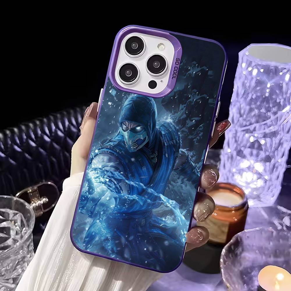 

Game M-MK Sub Z-Zero Phone Case For iPhone17,16,15,14,13,12,11,Mini,Pro,SE,MAX,plus,Purple Matte Silicone Cover iPhone15PRO