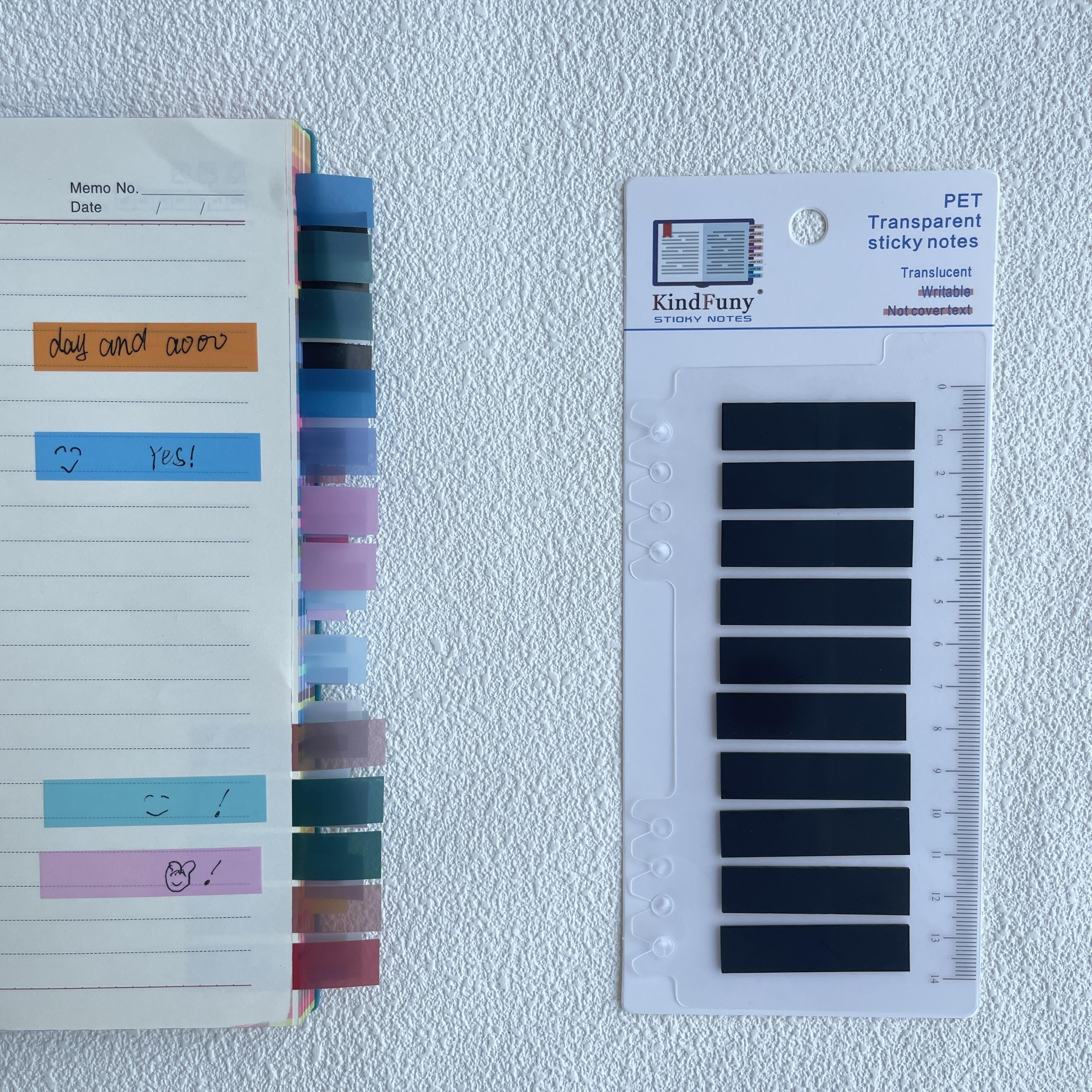 

200 Sheets Sticky Note Transparent Sticky Note Index Tabs Arrow Flags for Page Marker Planner Stickers Office School