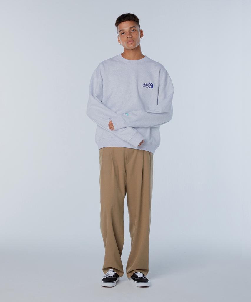 INSTANTFUNK M'S Elastic Waist Wool Slacks - Beige