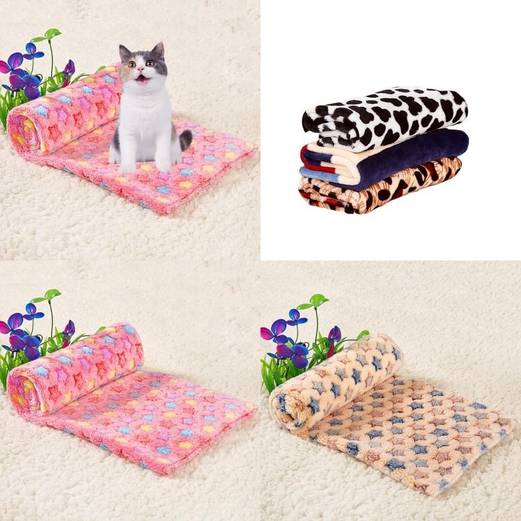 Weiche und kuschelige Korallwolle Haustierdecke für Hunde und Katzen im Herbst und Winter