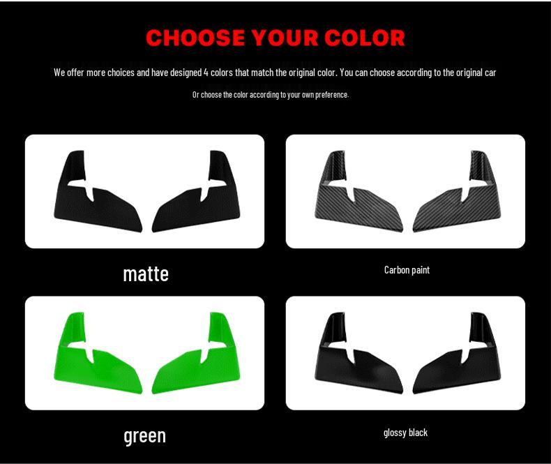 Modified Wind Deflector for Kawasaki ZX-6R/ZX-636 2023-2025 Motorcycle Fairing