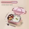 Dejier 304 Stainless Steel Microwaveable Divided Lunch Box