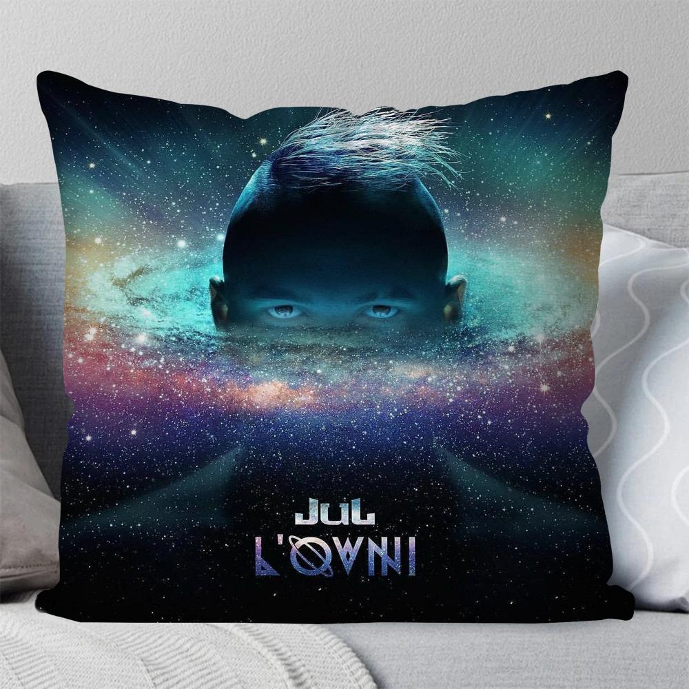 Hot Rapper Jul Mise A Jour Pillow Case Square Pillow Bedroom Sofa Leisure Comfort Cushion Car Living Room Home Decoration 40X40