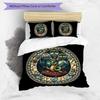 Serpent Symbols Pattern Bedding,Quilt Set Quilt Cover Pillowcase Home Birthday Gift (1*duvet Cover+2*pillowcase,without Core)