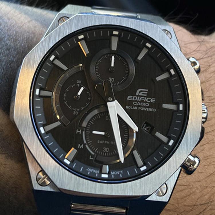 CASIO Men EDIFICE Black Watch EFS-S570D-1A EFS-S570D-1A