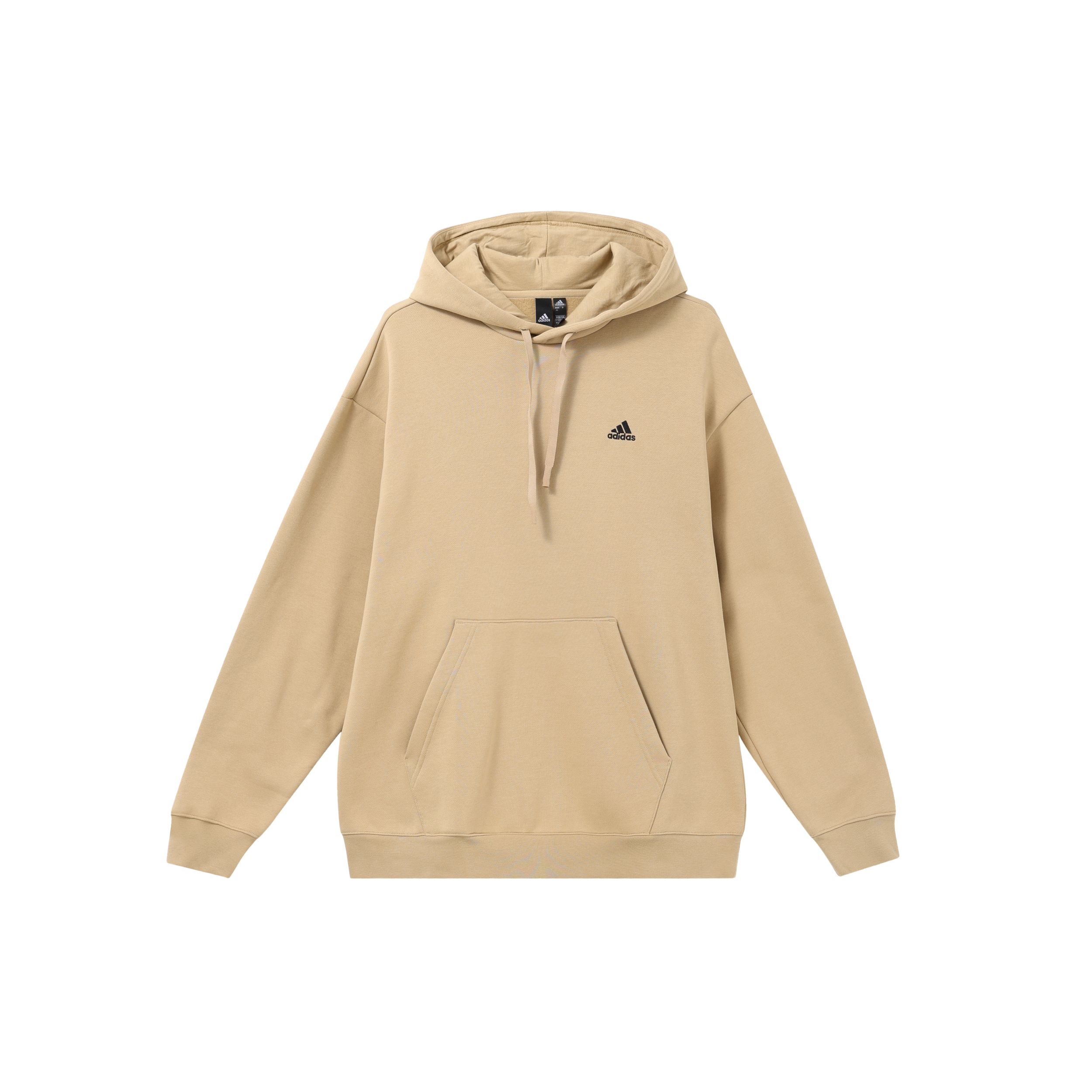 adidas Unisex Beige Oversized Hooded Sweatshirt IV7595 3XL