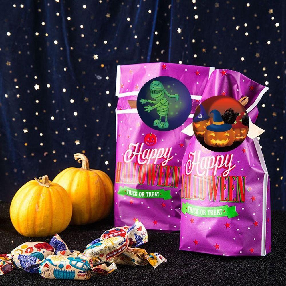 Godispåsar Pumpaetiketter Klistermärkespaket Etikett Förpackningslåda Klistermärke Halloweenklistermärken Halloween