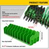 Practical Plier Organizer Rack Holds Up To Ten Pliers Drawer Toolbox Sturdy Pliers Tool Organizer Storage Rack Space-Saving