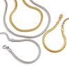 European and American titanium steel necklaces, niche snake bone chains, light luxury hand accessories, stainless steel necklaces, accessories,