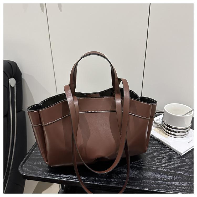 

Нишевый дизайнерский шоппер женский осенне-зимний новый универсальный тоут ретро тренд на плечо сумка-мессенджер