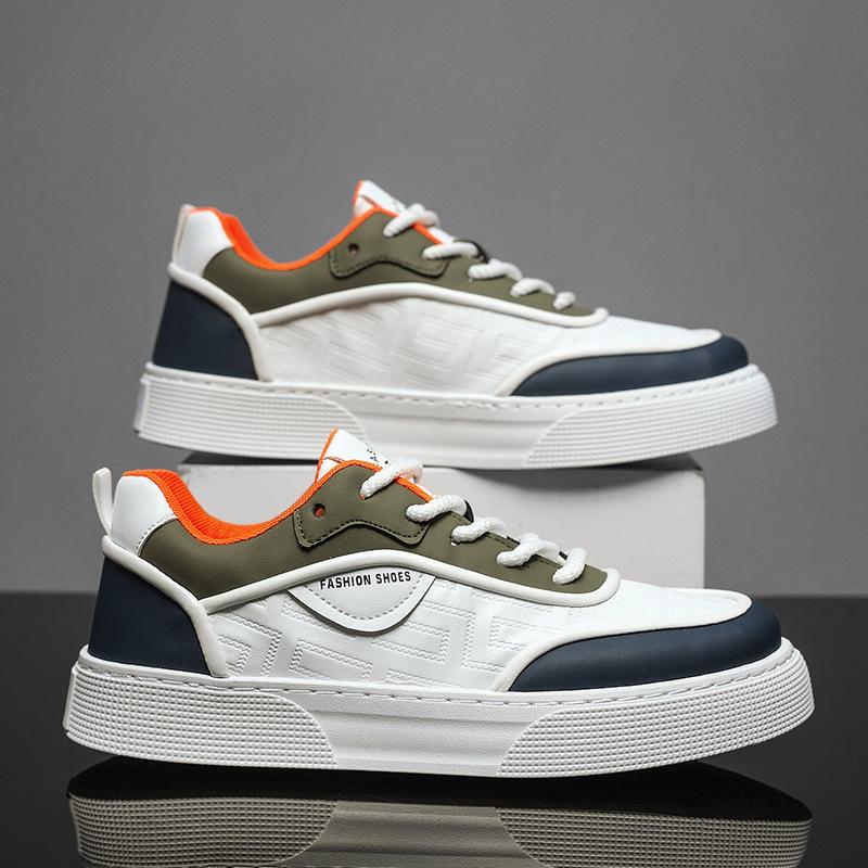 Autumn men's shoes new low-top board shoes men's breathable and comfortable sports shoes fashionable Hong Kong style