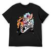Helluva Boss Loona and Beelzebub T-Shirt Quick-drying Oversizeds Blue Archive Funny T Shirts for Men