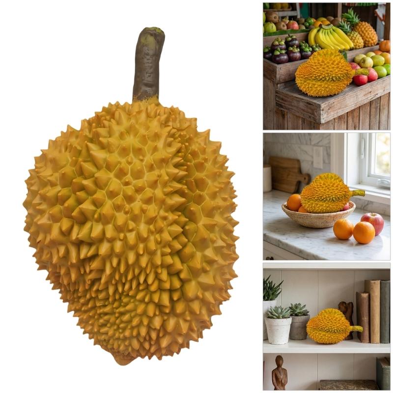 Dekorace z falešného ovoce Realistický umělý durian Falešný durian Simulace modelu durianu Ozdoba Domácí kuchyně, Dekorace na párty