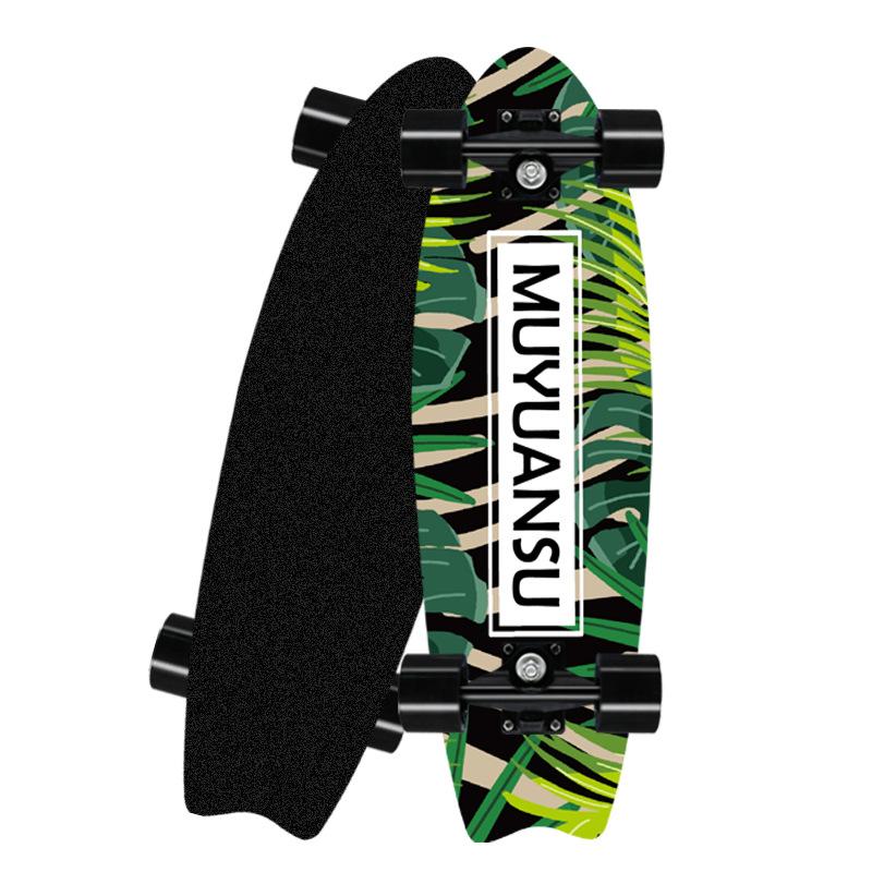 Professionelles Surfland-Skateboard aus Ahorn mit Einzelrocker, Cruiser-Skateboard, Longboard, Kindersport, Straße, Outdoor-Fitnessstudio