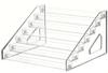 Display Stand Organizer For Nail Polishes Perfumes Cosmetics Container 7 Shelves