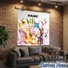 Custom Name Tapestry Pika Tapestry, Unique Design Tapestry, Suitable for Bedroom,Livingroom, Playroom,Heartwarming Fan Holiday Gifts