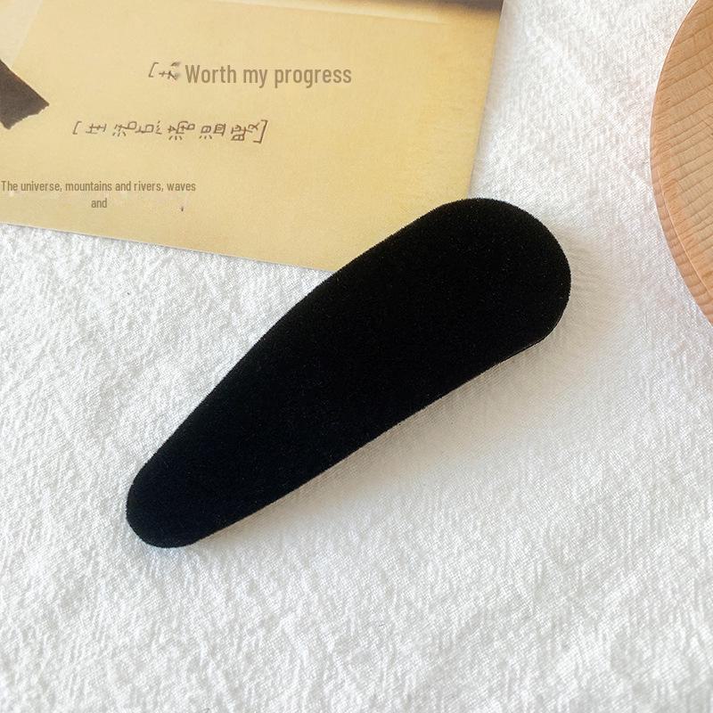 

Корейская модная бархатная шпилька для волос: Мягкая челка на заколке для осени/зимы