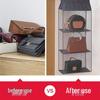 Hanging Wardrobe Storage Organizer Rack