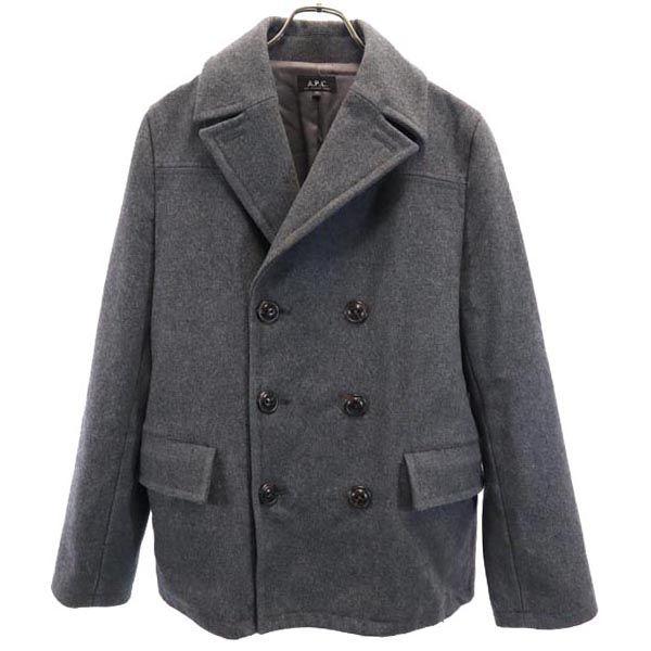 A.P.C. Made in France Chester coat XS gray Double button Men's Used