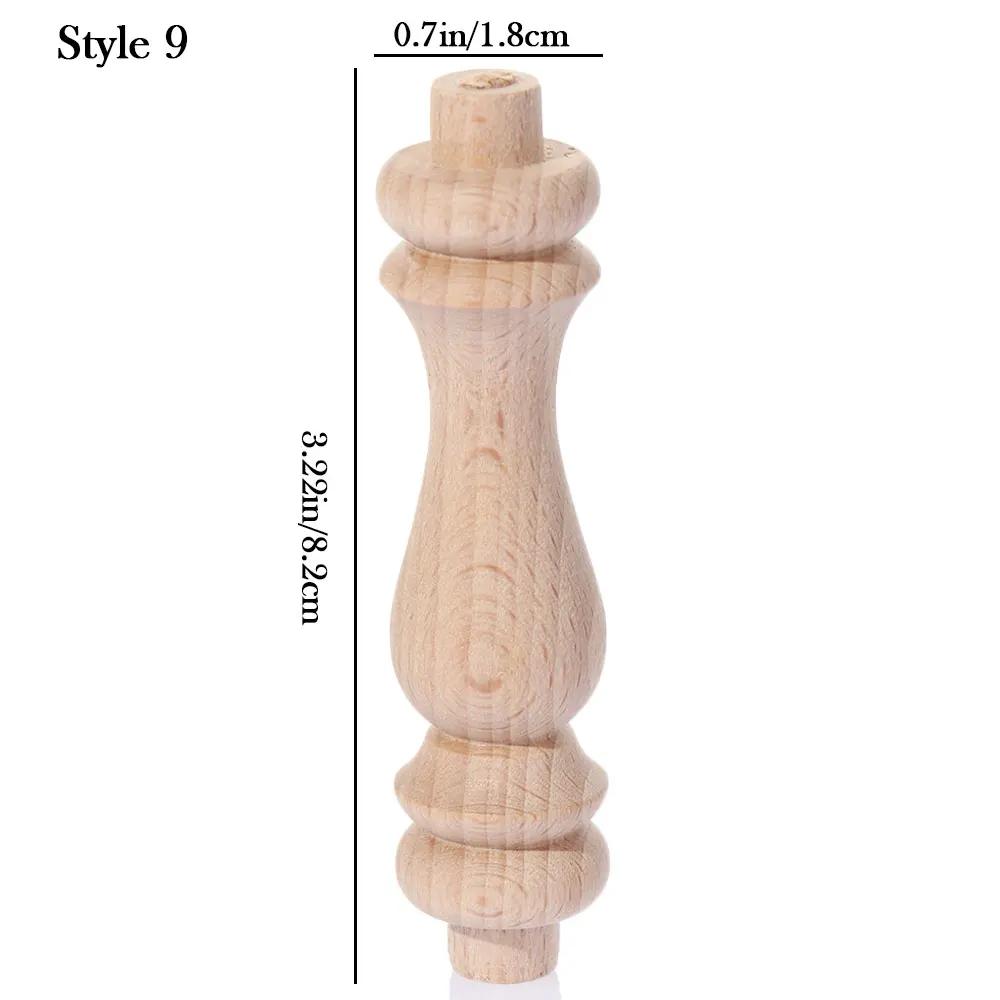 European Multi Styles Solid Wood Carved Furniture Foot Legs Cabinet Seat Feets Vintage Home Decoration Crafts Accessories