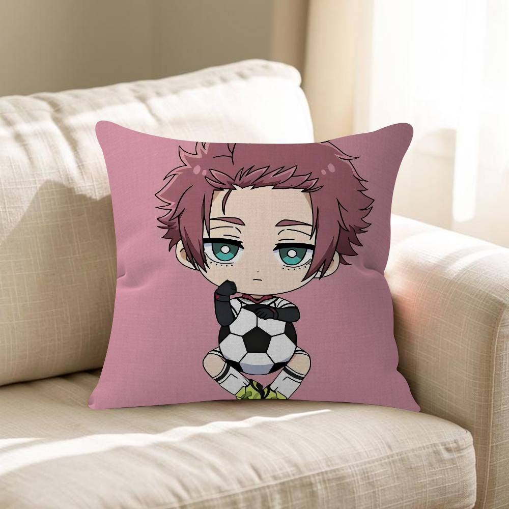 Itoshi Sae Anime Pillow Cover Sofa Cushion Cover Home Room Decoration Children Gift