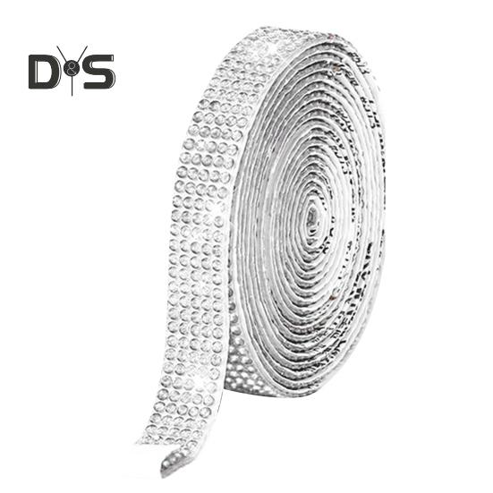 

1 рулон 90 см ленты со стразами самоклеящиеся блестящие искусственные хрустальные декоративные ленты одежда обувь проекты своими руками поделки блестящие стразы наклейки обертка S белый