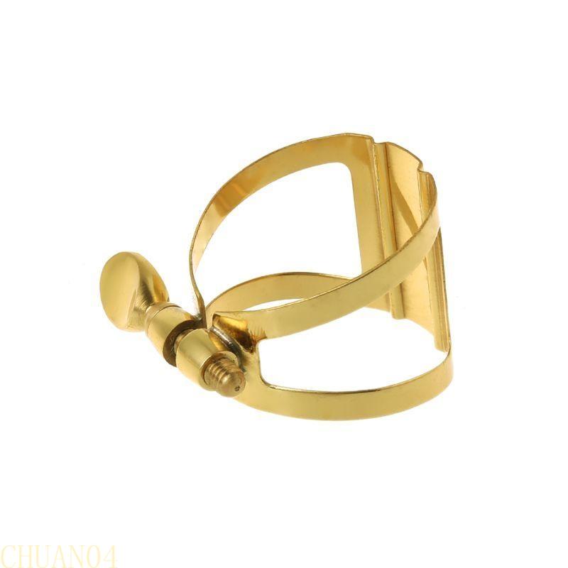 A1A2 Brass Saxophone Fastener Clip Alto Tenor Soprano Sax Ligatures Fastener Cap for Saxophone Clarinet Bakelite Mouthpiece