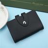 1pc Borsa porta carte d'identità aziendale Borsa in pelle di moda Studenti Lavoratore Infermiera Copertura protettiva per carta di credito 24 slot