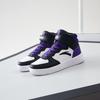 Anta Kids Casual Comfortable Non-Slip Shock Absorbing Wear-Resistant High-Top Sneakers Kids Sneakers White Black Purple A33038015J-4