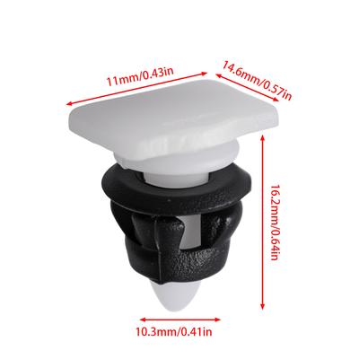 Car Door Moulding Clips Grommets 191853577A Door Sill Scuff Plate Panel Trim Clips For VW Golf Jetta Mk2 Quantum Passat Seat