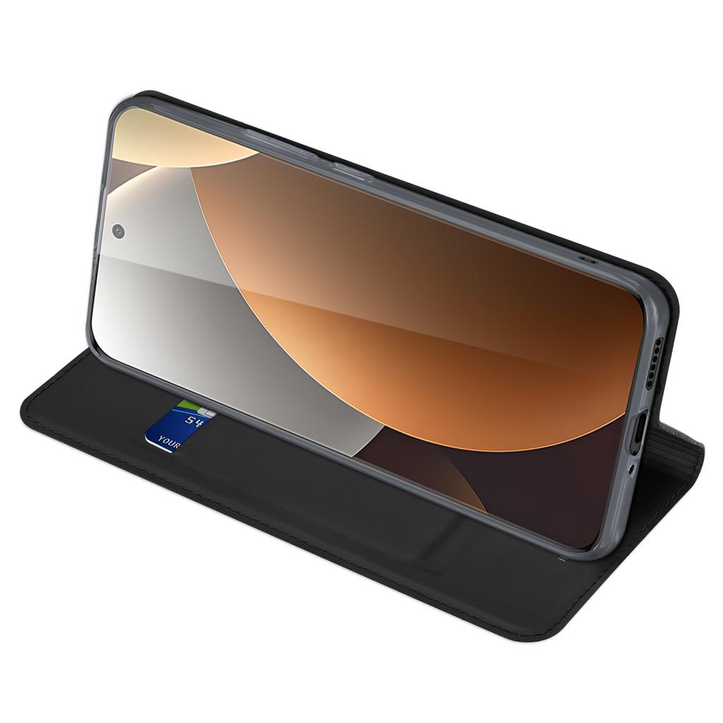 For Xiaomi Poco M8 Pro 5G/Redmi Note 15 Pro+ 5G (Global) Case DUX DUCIS Skin Pro Series Leather Stand Cover Card Holder