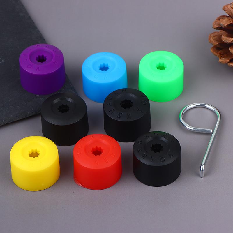 20Pcs Universal Car Wheel Hub Covers 17Mm Universal Wheel Lug Nut Cover Tire Nut Dust Cover Dust Proof Protector Car Accessories