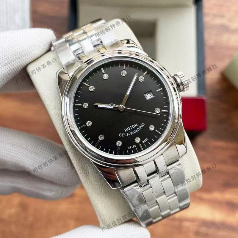 Dijia Tud Klassisch M22010 Business Rautenmuster Automatik Mechanisch Stahlarmband Herrenuhr