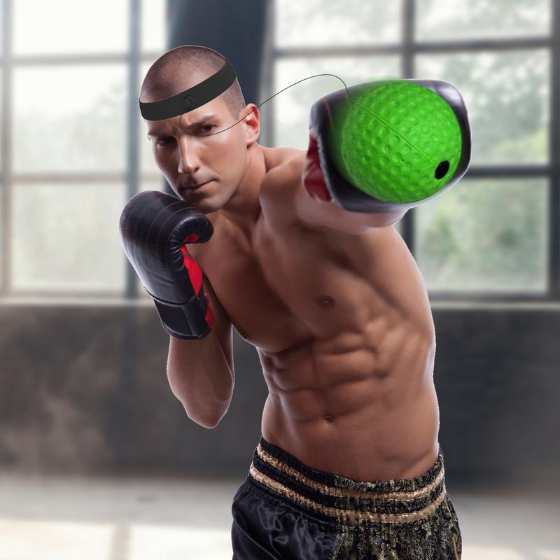 Boxing Speed Ball Head-mounted PU Punch Ball MMA San da Training Hand Eye Reaction Home Sandbag Fitness Boxing Equipment