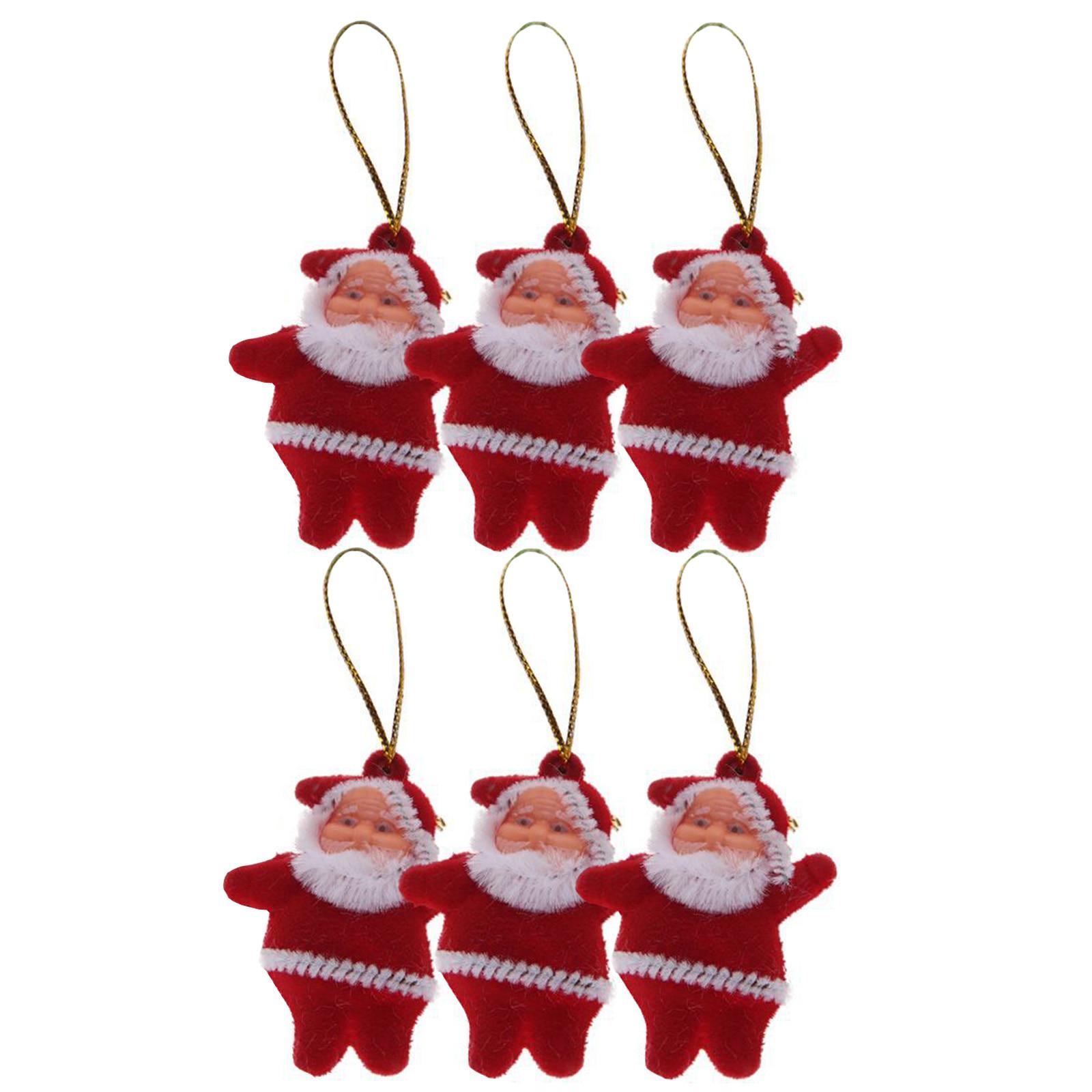 

Рождественские украшения Подарок Санта-Клауса Подвесные украшения Рождественские украшения Подарки 6шт. В упаковке