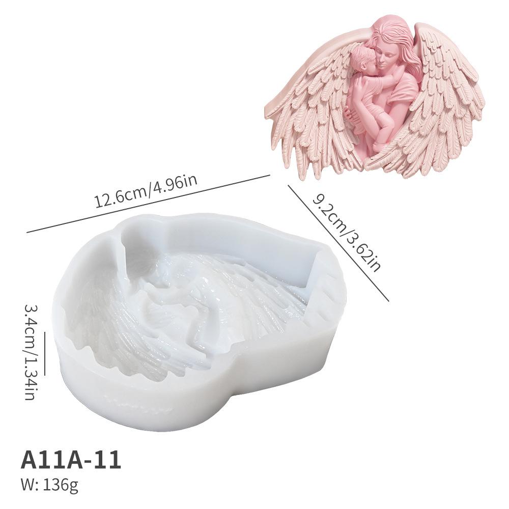 

Форма для свечи и мыла в форме сердца Дева Мария в европейском стиле