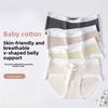Women's Spring and Summer A Type Cotton V Shaped Low Waist High Stretch Pregnant Postpartum Briefs