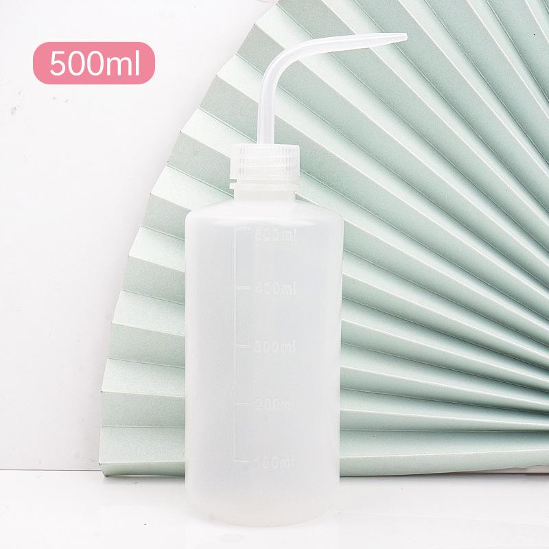 Multi-Capacity Eyelash Cleaning Squeeze Bottle - Curved Spout, 150/250/500ml