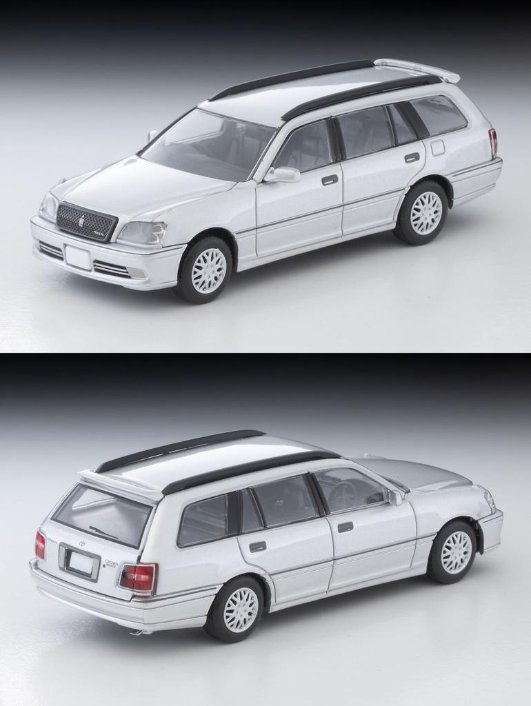 TOMYTEC Tomica Limited Vintage Neo Scale Toyota Crown Estate Athlete V 2001 Finished 333302 1/64 LV-N355a (Silver) Model, Model,